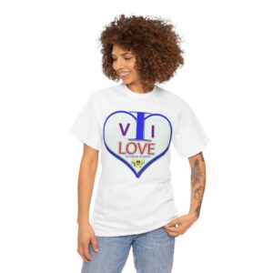 I Love Virgin Islands T shirt