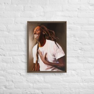 Framed Canvas Buju In Concert